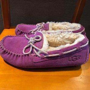 Ugg moccasin slippers, size 1